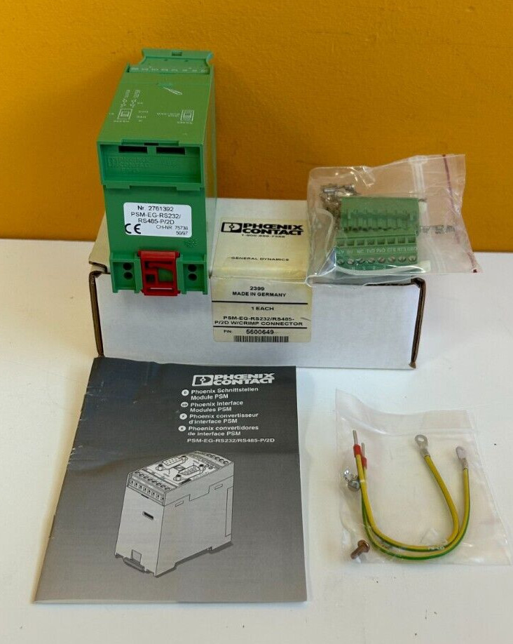 Phoenix Contact 5600649 (2761392) PSM-EG-RS232/RS485-P/2D Converter. New in Box!