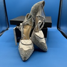 Betsey Johnson SB-Iris Silver Womens Shoes Size 10