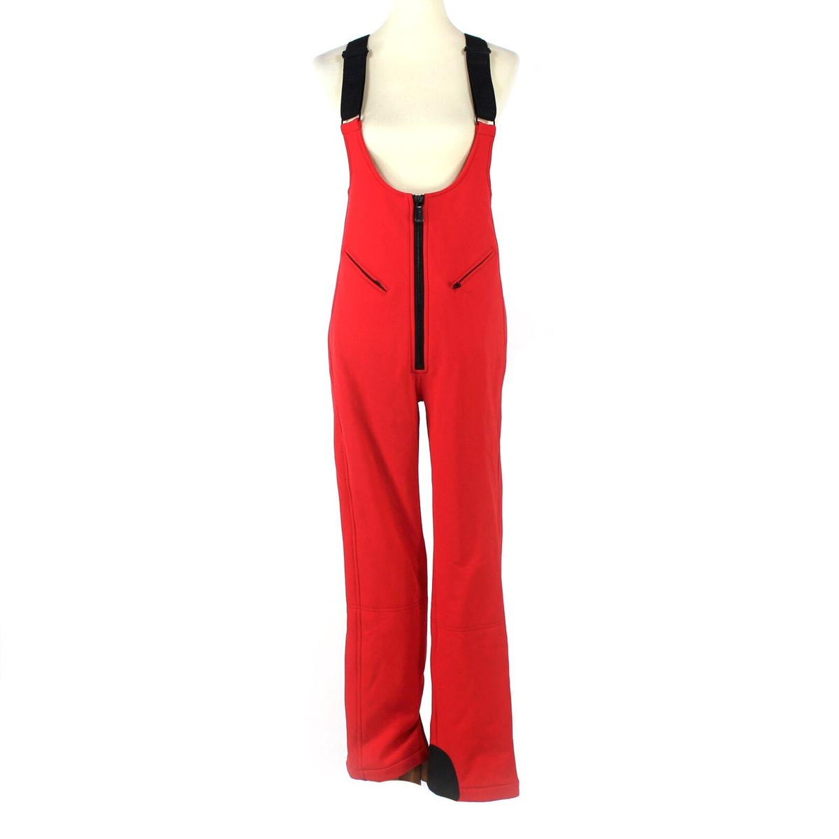 Goldbergh Phoebe Ski Bib Overalls Pants Flame Red Windproof Salopettes NEW  12