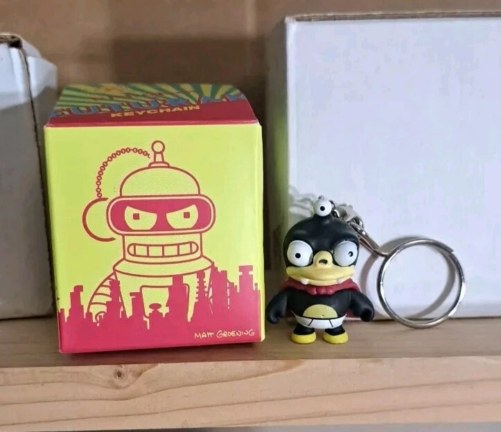 Kidrobot - Futurama - Keychain Series 1 -  Nibbler - Zipper Pull - New - Image 2 of 4