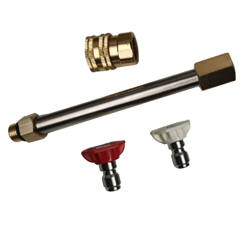 Car Water Gun Extension Rod Kit High Pressure Washer Connector Nozzles