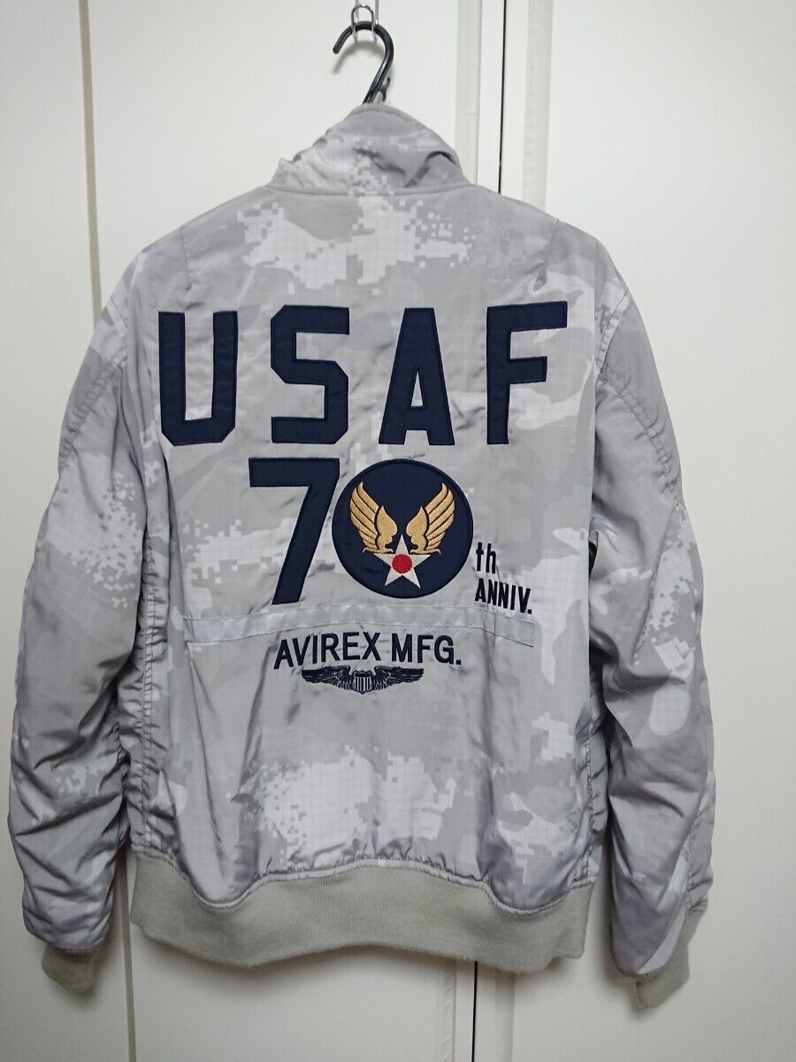 AVIREX 6172140 U.S.A.F. 70th ANNIVERSARY TYPE MA-1 size:2XL