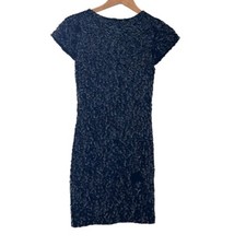 Alice + Olivia Black Sequin Dress