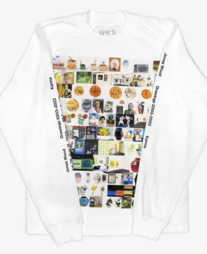 ***SALE***RARE NWOT JONAS WKS 2023WOOD DRAWINGS 2003-2023 KARMA BASKETBALL TEE