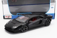 Maisto 1/18 Lamborghini Countach Lpi 800 4 2021 Schwarz Statisches Modell Die...