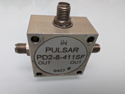 RF Power Divider / Combiner 2-Way, PULSAR PD2-8-411SF, SMA(f) 100-500 MHz
