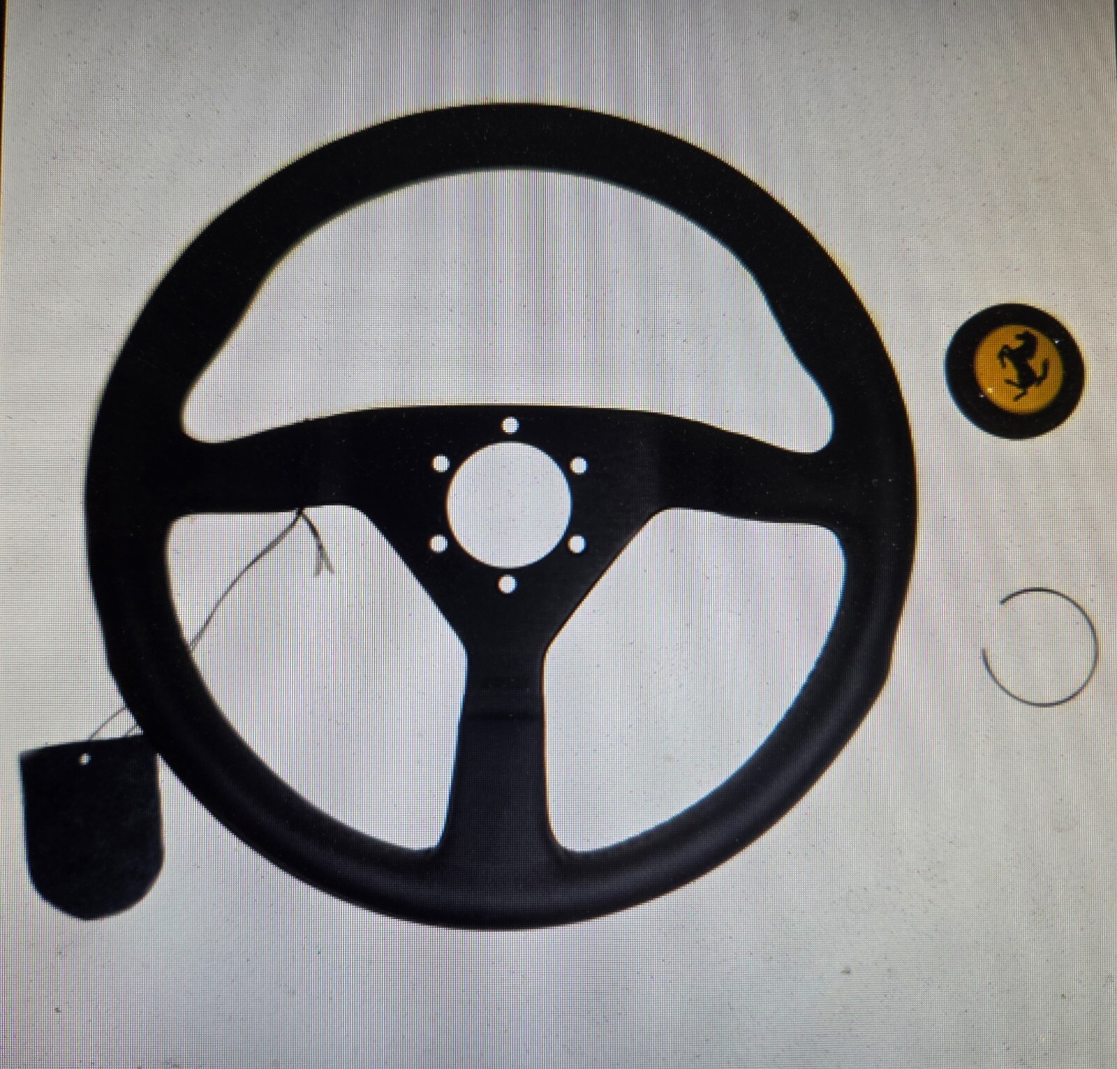 Ferrari 208 ALL 308 ALL MOMO STEERING WHEEL ALL BLACK