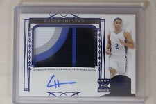 Caleb Houstan - 2023 Leaf Trinity Basketball Jumbo Patch Autograph #9/40