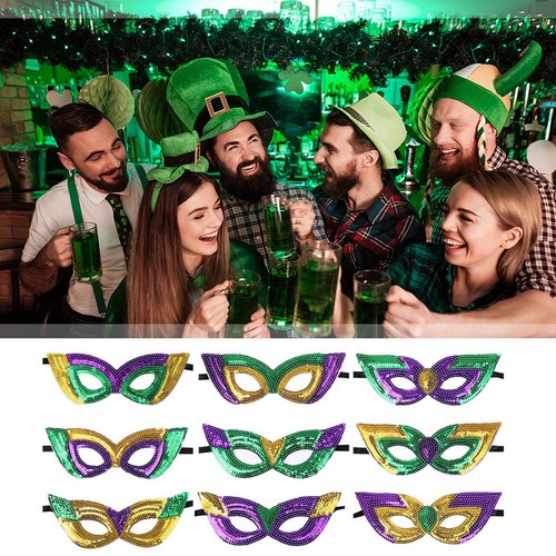 21 Pack Carnival Masquerade Mask Party Mask Costume For Mardi Gras Party Favors - Picture 2 of 14