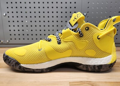 Adidas Harden Vol. 6 Taxi Yellow Basketball Shoes - Men's Size 9.5
