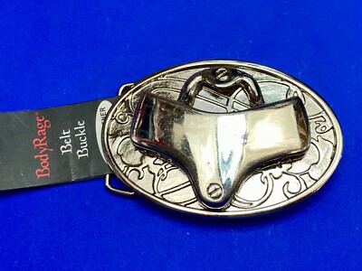 Body Range Novelty Belt Buckle And Bottle Opener Nos - Ultimate Bar Pickup!