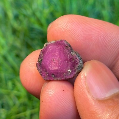 16.6Ct Natural Indian Mines Matrix Ruby Sapphire Specimen 1 Piece Loose Gemstone