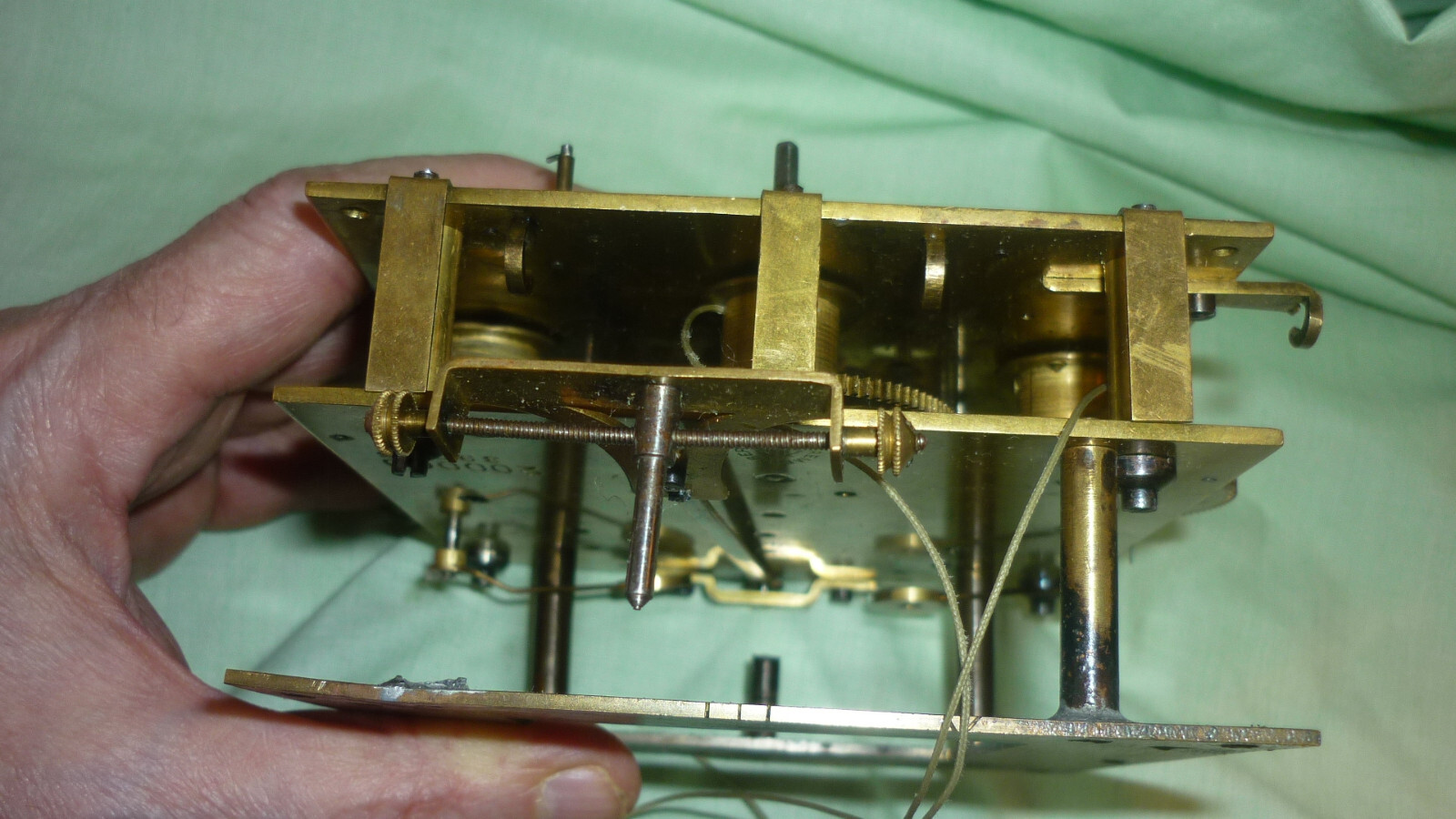 B Vienna Regulator 3 Weight Clock Movement สถานีตำรวจภูธรทุ่งหลวง