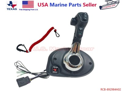 Mercury Outboard DTS Remote Control 892984A01 892984A02 Console Panel Mount