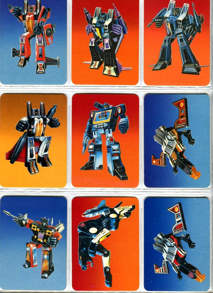 トランスフォーマー ヴィンテージ 1985 カードゲーム (コンプリー) —希少 トランスフォーマー ヴィンテージ 1985 カードゲーム(コンプリート)
