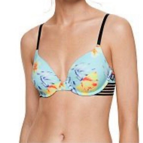 PINK Victoria's Secret | Tropical Floral Wear Everywhere Push-Up Bra, size 32D - Picture 9 of 10