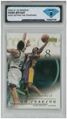 2000-01 Upper Deck Reserve KOBE BRYANT #SS3 Setting The Standard   DSG 9 Mint