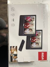 RCA MOBILE DVD SYSTEM WITH DUAL SCREENS. New In Bo, 9" Screen