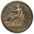 1876 Proof Trade Dollar PCGS PR Graded Coin, Scratch #23900