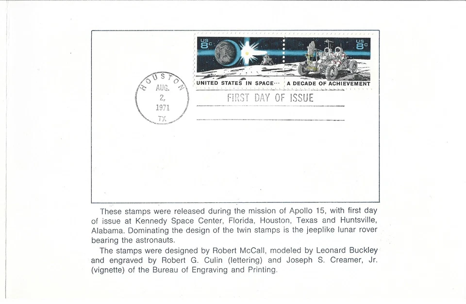 1971 FDI, DECADE of SPACE ACHIEVEMENT, CEREMONY PROGRAM - Image 3 of 4