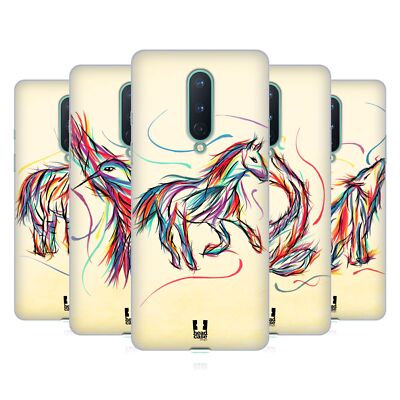 HEAD CASE DESIGNS FARBIGE TIERE DOODLE GEL HANDYHÜLLE FÜR GOOGLE ONEPLUS HANDYS