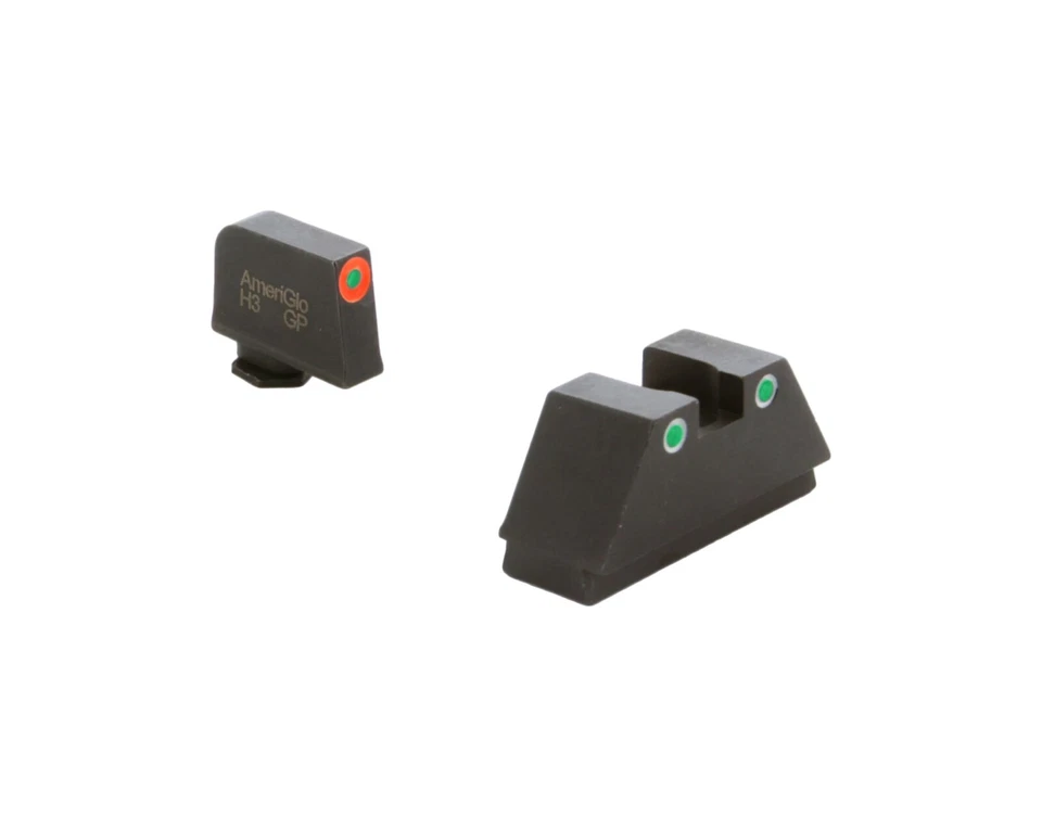 Miras compatibles AmeriGlo Optic para Glock XL alto .315 delantero .392 trasero - GL-331 Foto 3 de 4