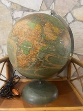 Old Vetro Globe, Antico Globo Terrestre IN Vetro Luminoso Perrina