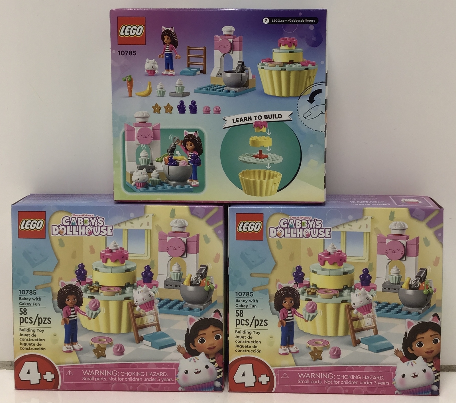 GABBY’S DOLLHOUSE PLAY Set (Bakey With Cakey Kitchen) With Figure & 2