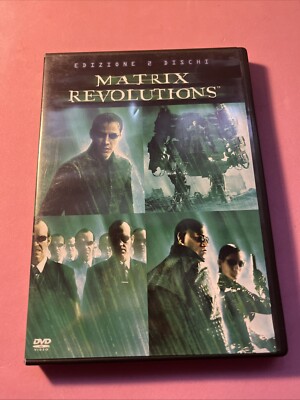 ITALIENISCHER DVD FILM MATRIX REVOLUTIONS Ausgabe 2 Discs