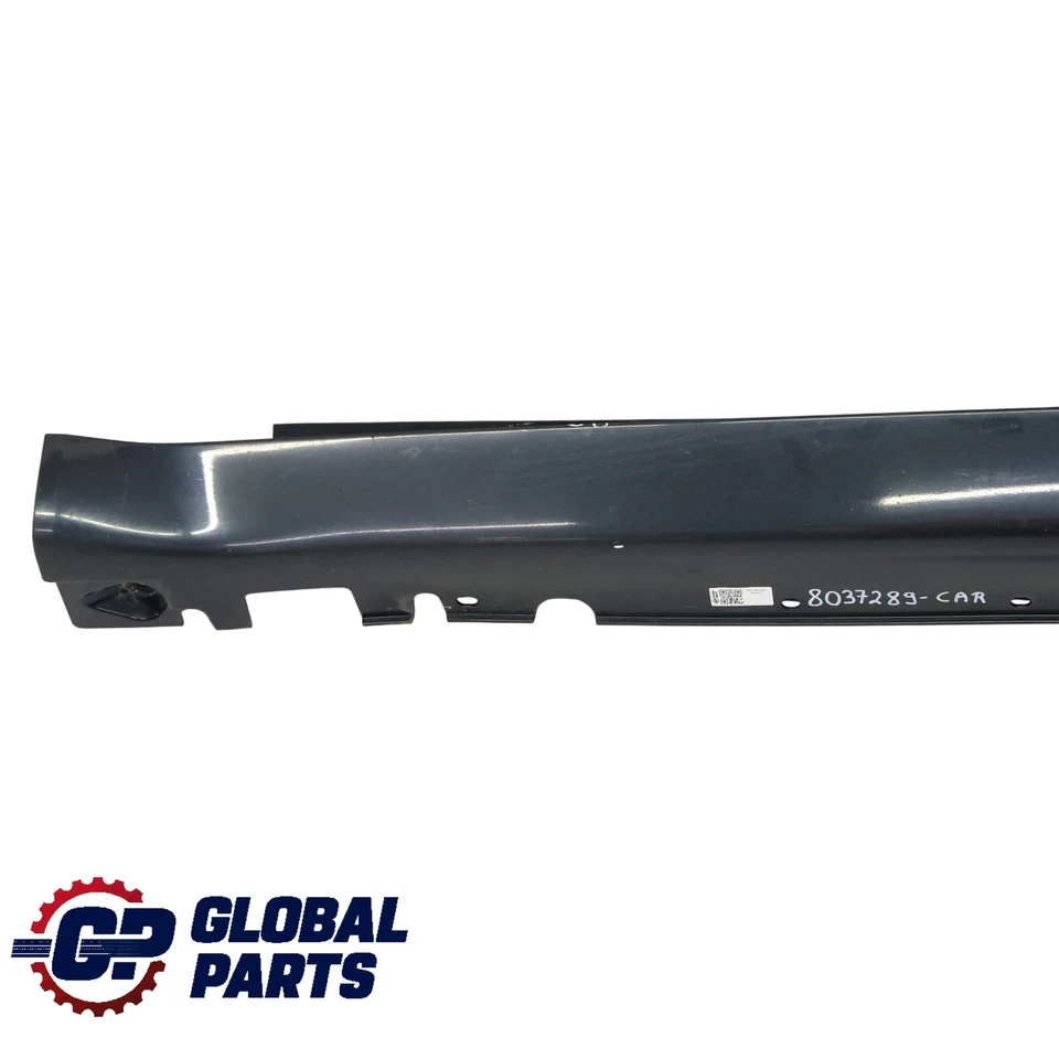 BMW X5 E70 Side Skirt M Sport Sill Strip Left N/S negro carbono - 416 Foto 2 de 4