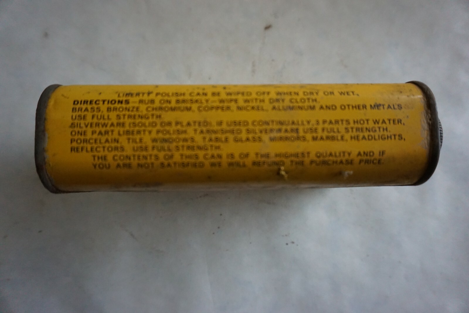 Vintage Liberty Polish Metal Cleaner Scranton PA Chemical Advertising