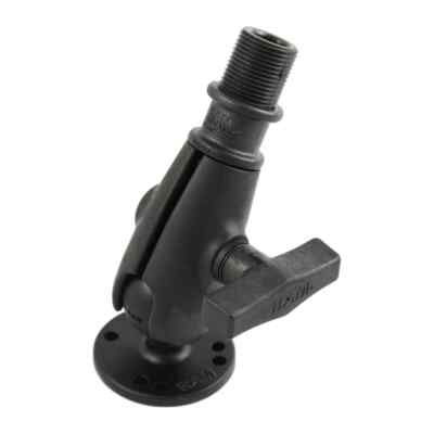 RAM Drill-Down C-Ball Mount for VHF Antenna with 1''-14 Threaded Post RAM-112U
