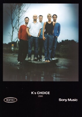 K's Choice Promo Photo 2000 - Almost Happy - Sam Sarah Bettens - Cocoon Crash