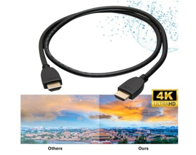 C2G Legrand HDMI Cable with Ethernet, Black High-Speed HDMI Cable, 3 Foot 
