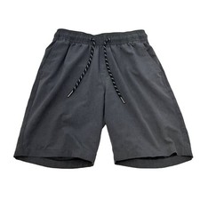 Departwest Men s Drawstring Lightweight Shorts Charcoal Size XS Pockets