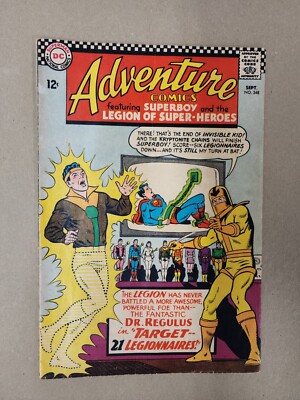 ADVENTURE COMICS #348 VG 1966 1st DR REGULUS. J6