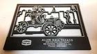 VTG ALLEN HALL TEXACO PLAINFIELD, IL 1956-1962 Silhouette Promo Plastic Gas Sign