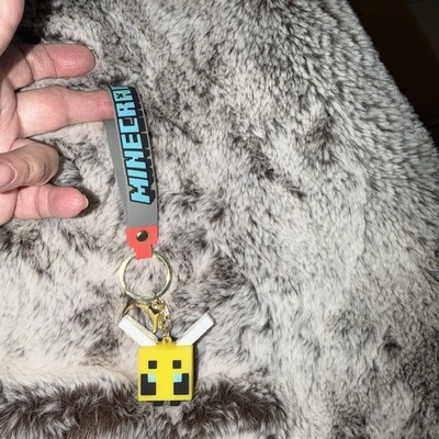 Minecraft Bee Keychain/Backpack/Purse Charm