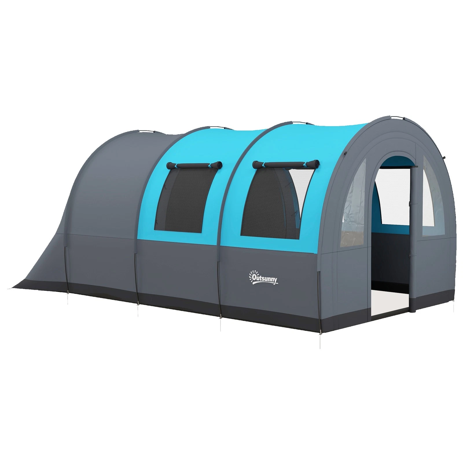 Outsunny Camping Tent, 3000mm Waterproof Family Tent for 5-6 Man, Blue
Opens in a new window or tab