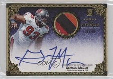 2010 Topps Five Star Rookie Gold /40 Gerald McCoy #169 Patch Auto 03hd