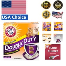 14 lbs Arm  Hammer Double Duty Cat Litter - Lightweight  Odor Sealing Formula