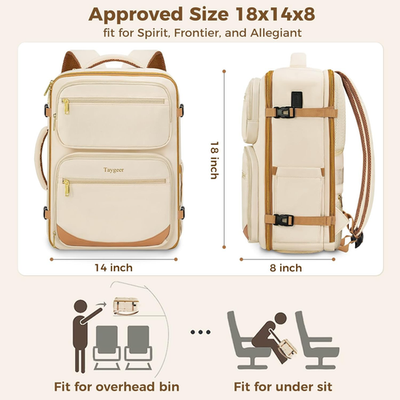 18 x14 x8 travel tote bag Personal Bag 18x14x8 Inches For Spirit Airlines Personal Item Bag 18x14x8  Foldable Travel Duffel Bag Tote