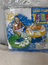 Intex Clear Color Tube Blue 2011 New In Package Swimming Pool