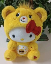 2024 Care Bear Sanrio Hello Kitty As A Fun Shine Bear Plush 10"