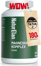 Magnesium Komplex Hochdosiert - 180 Premium K...