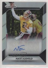 2016 Panini Prizm Rookie Auto Silver Prizm Nate Sudfeld #RA-NSF Auto 5z0