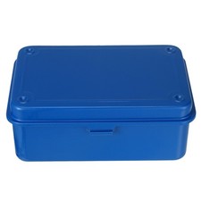  Metal Tool Box: Portable Small Metal Tool Chest with Lid Secure Closure -