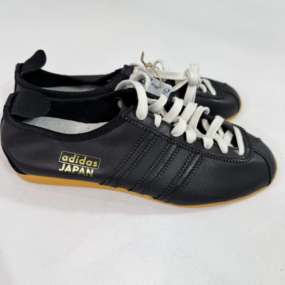 Adidas Japan Shoes Mens Size 5 Black Gum Indoor Training Leather Sneakers |  eBay