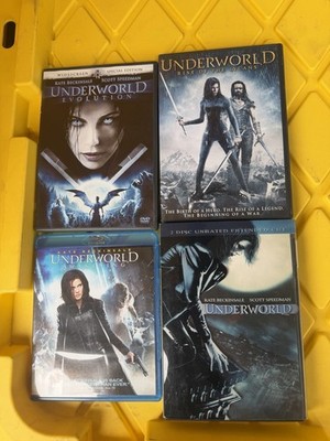 Underworld Movie Collection Lot 4 Films DVD Blu-ray  Evolution Awakening