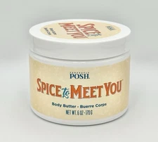 Perfectly Posh Spice To Meet You Body Butter 6 oz. Jar New Sealed